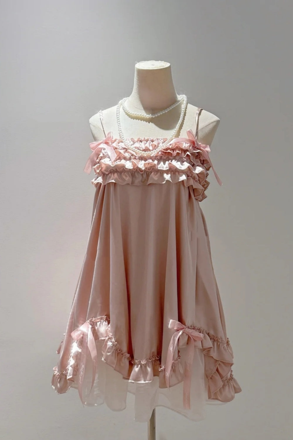 Kurzes Satin-Geburtstagskleid/Festtagskleid NV6375