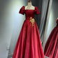 Rotes langes Tanzkleid NV6625