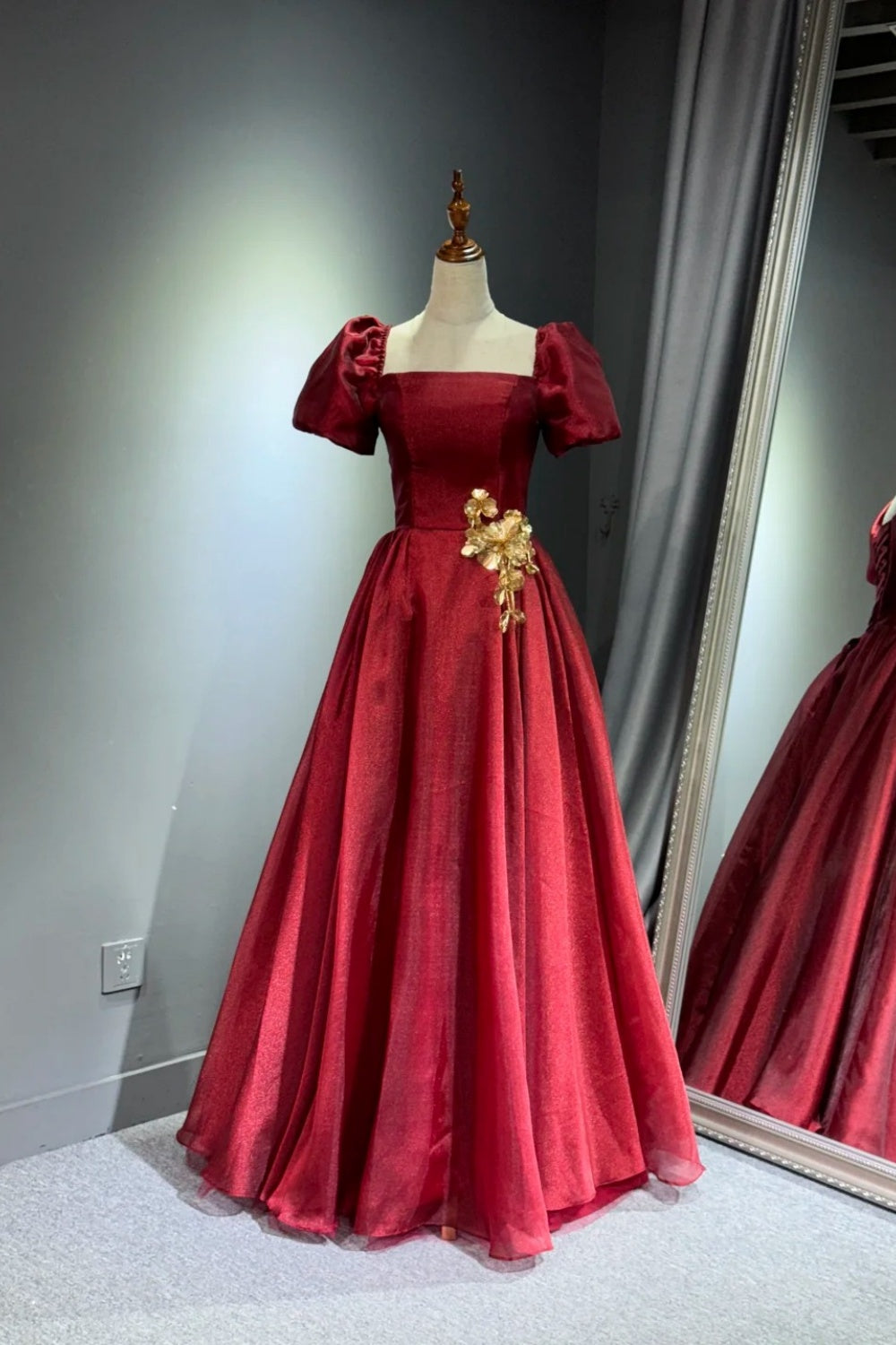 Rotes langes Tanzkleid NV6625