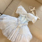 Exquisites kurzes Chiffon-Heimkehrkleid, Geburtstagspartykleid, NV5306