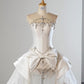 Robe de mariée longue en satin blanc, luxueuse et exquise, perlée, longueur au sol, robe de bal princesse, robe de soirée, nv4125