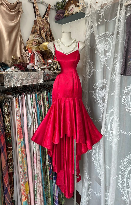 Rotes modisches Homecoming-Kleid, kurzes Geburtstagskleid, Partykleid, nv4369