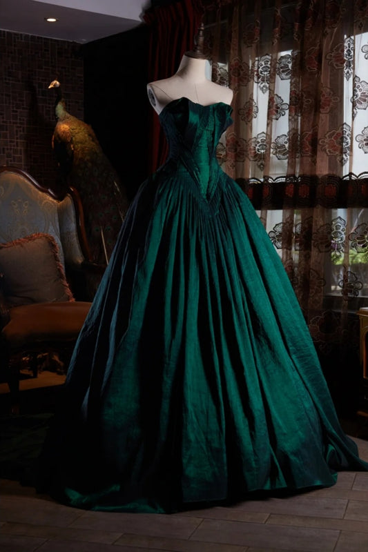 Grünes, elegantes, langes Abendkleid NV6540