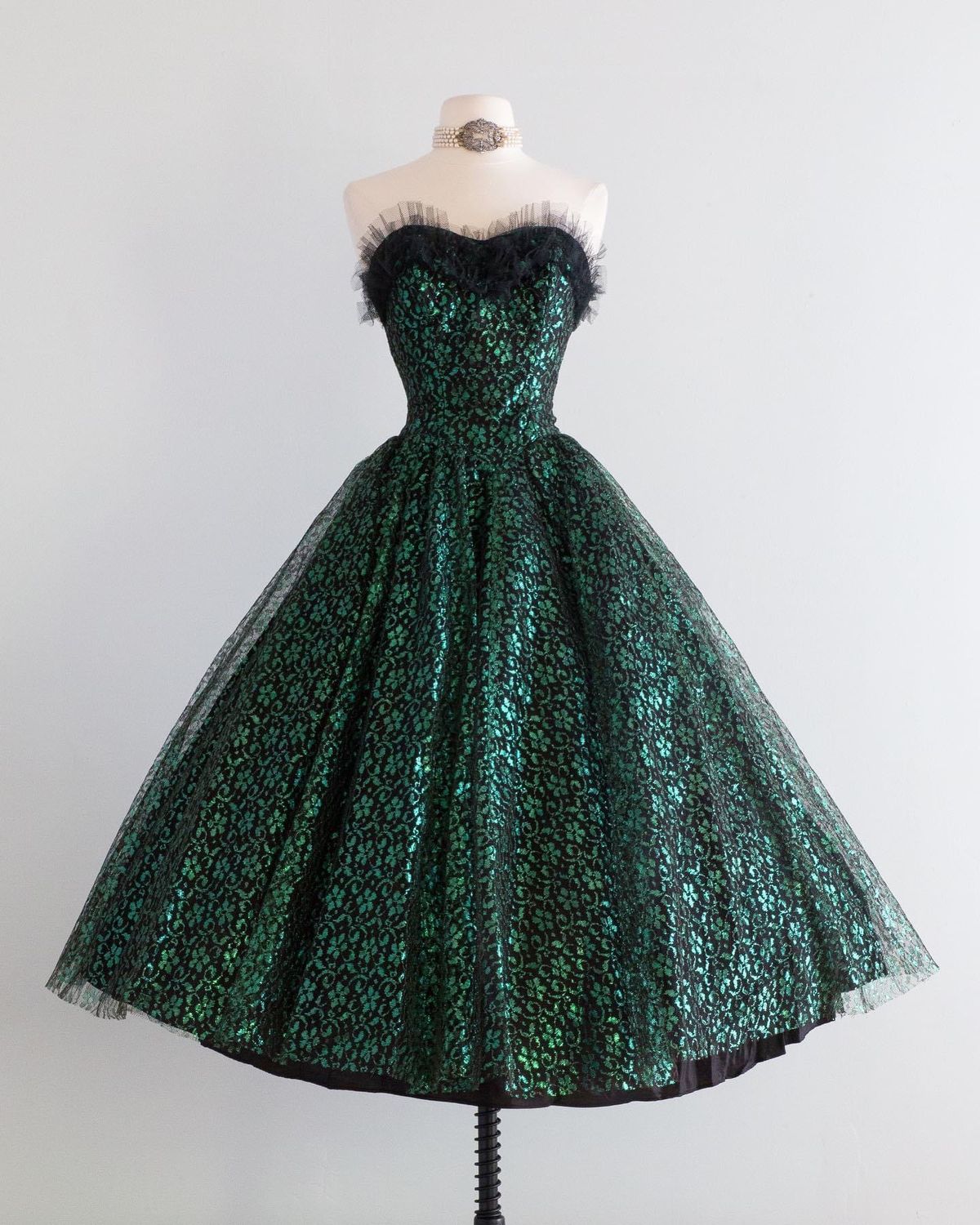 NiceVestidos - Kurzes grünes Tüll-Heimkehrkleid nv5530