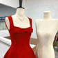 Robe de bal courte rouge/rose/blanche à nœud papillon, robe de soirée, robe d'anniversaire, nv4514