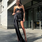 Black simple elegant see-through corset slim short mini prom dress ball gown evening dress party dress nv2624