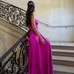 Schlichtes braunes A-Linien-Ballkleid mit Spaghettiträgern, Partykleid nv1713