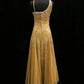 Yellow elegant beaded long chiffon ball gown evening dress party dress nv4404