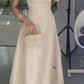 Beige ladies elegant long prom dress evening dress party dress nv2878