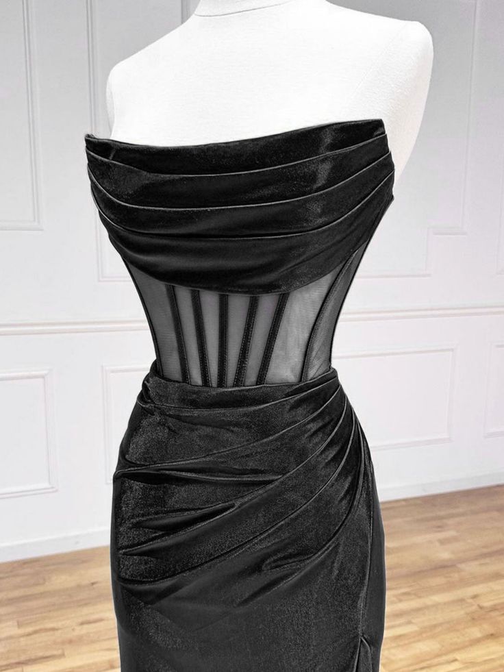 Simple and elegant off-shoulder satin black long satin ball gown evening dress nv2752