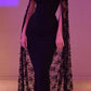 Robe de soirée sirène noire, noble et élégante, en dentelle fine, longue et élégante, robe de bal traînante, robe de soirée nv1914
