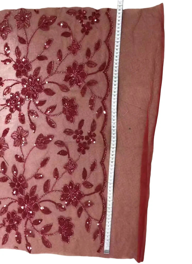 Rosa Glitzer Blumen Exquisite Perlen Elegant Spaghettiträger Ärmellos Meerjungfrau Langes Tüll Ballkleid Abendkleid Partykleid nv3806