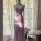 Robe de soirée longue en tulle et paillettes, luxueuse et élégante, style sirène, avec perles et bretelles spaghetti, robe de bal, robe de remise de diplôme, robe de soirée, nv4031