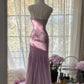 Robe de soirée longue en tulle et paillettes, luxueuse et élégante, style sirène, avec perles et bretelles spaghetti, robe de bal, robe de remise de diplôme, robe de soirée, nv4031
