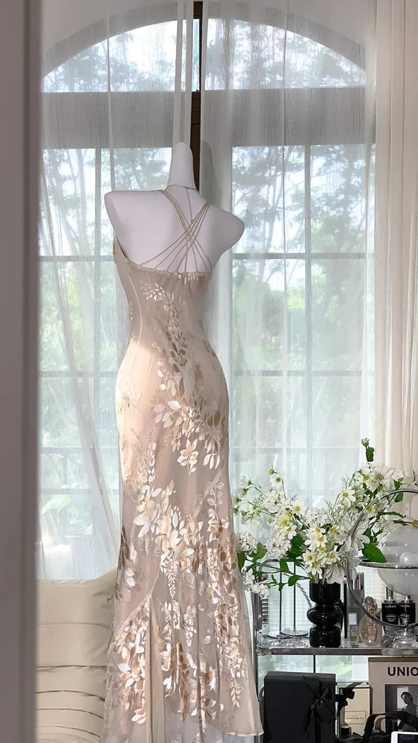 Mermaid Formal Dress Vintage Long Party Dress Evening Dress Prom Dresses nv4327