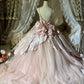 Langes, pinkfarbenes Ballkleid NV6592