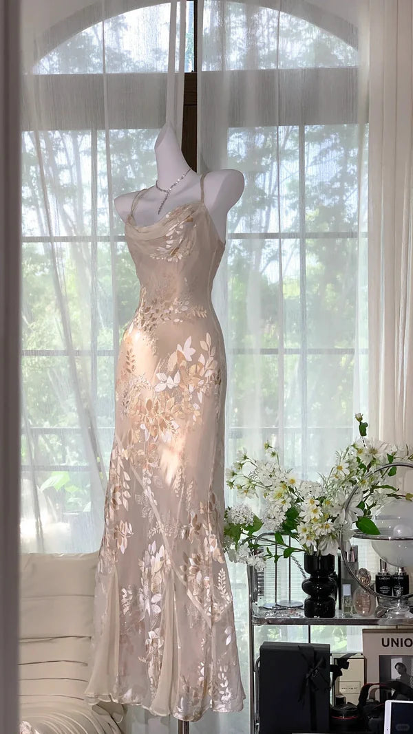 Mermaid Formal Dress Vintage Long Party Dress Evening Dress Prom Dresses nv4327