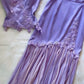 Robe de soirée longue deux pièces lavande nv5345