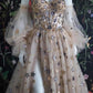Licht farbe exquisite elegante mode lange tüll ballkleid abendkleid nv118