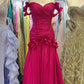 Neues, modisches, langes, figurbetontes Satin-Abendkleid, Brautjungfernkleid, Abschlusskleid NV6635