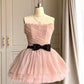 NiceVestidos - Robe courte de soirée, robe d'anniversaire, robe bouffante en tulle à pois, NV5671