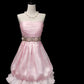 Robe de soirée courte en tulle et mousseline de soie, élégante et exquise, rose, à la mode, robe de bal, robe de fête d'anniversaire, robe de bal nv3967