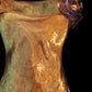 Robe de soirée sirène en satin vert doré, magnifique, élégante, à la mode, motif foncé, longues bretelles spaghetti, robe de bal, robe de fête d'anniversaire, robe de bal nv3968