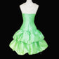 Robe de soirée courte en satin vert, élégante et mignonne, à perles, à la mode, pour bal de fin d'année, anniversaire, nv3945