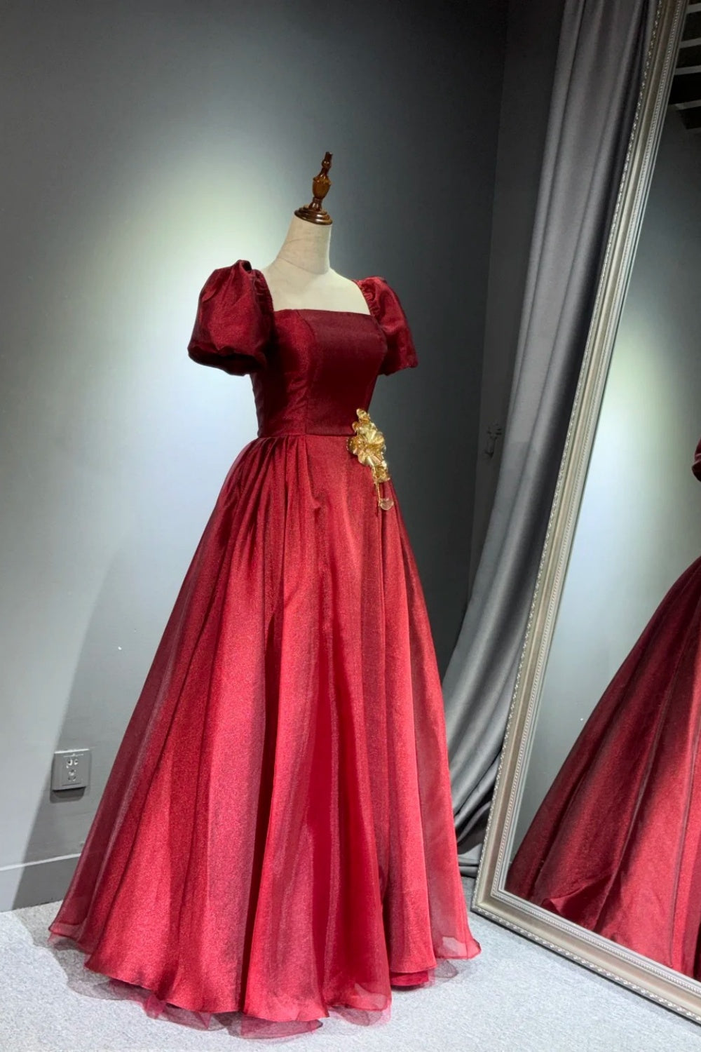 Rotes langes Tanzkleid NV6625