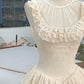 White Sweet Lace Short Homecoming Dress Prom Dress Birthday Dress nv4516