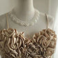 Brown Vintage Satin Long Prom Dress Evening Dress Party Dress Bridesmaid Dress nv4692
