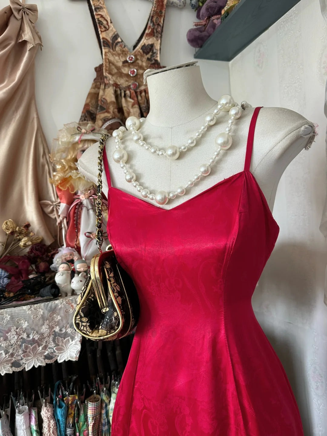 Robe de soirée courte rouge à la mode, robe d'anniversaire, robe de soirée nv4369