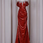NiceVestidos – Burgunderrotes, paillettenbesetztes, langes formelles Ballkleid NV5993