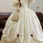 Robe de bal princesse longue en dentelle blanche ivoire vintage élégante nv5000