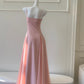 NiceVestidos-_Minimalist Mint Green/Pastel Pink Spaghetti Strap Slim-Fit Long Evening Gown NV5934