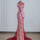 Red Sexy Elegant Long Chiffon Backless Prom Dress Evening Dress Party Dress nv4952