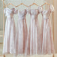 Robe de demoiselle d'honneur longue en tulle, élégante et romantique, rose et violet, robe de bal, robe de soirée, robe de remise de diplôme, robe de bal nv4041