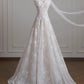 Robe de soirée blanche élégante en tulle et dentelle, tenue de bal, robe de mariée, nv4957