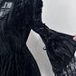 Robe de soirée courte en velours noir, élégante et vintage, en dentelle, robe de bal, robe de soirée, robe de fête d'anniversaire, robe de bal nv4048