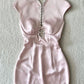 NiceVestidos - Élégante robe de soirée courte en satin rose nv5540