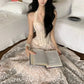 Robe de soirée longue en dentelle à imprimé floral délicat NV6572