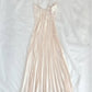 NiceVestidos-Langes, schlichtes Ballkleid aus Satin mit Spaghettiträgern und Plissee, Retro-Kleid Nv5630