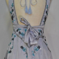 Exquisites kurzes Chiffon-Heimkehrkleid mit Perlen und Geburtstagsfeierkleid nv5297