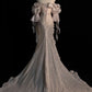 Robe de soirée longue en tulle pailleté, élégante et délicate, en dentelle florale, longueur au sol, robe de bal, robe de soirée, robe de bal, nv3761