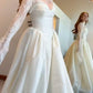 NiceVestidos - Robe de mariée longue blanche en dentelle à manches longues NV5837
