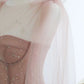 A-Linie, Rundhalsausschnitt, langes Ballkleid aus Tüll in Rosa, formelles Abendkleid in Rosa, nv1528