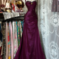 Elegantes langes Retro-Satinkleid NV6656