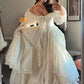 White vintage elegant sexy lace long tulle ball gown evening dress party dress nv3471