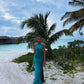 Blue Fashion Halter Neck Long Satin Mermaid Slim Ball Gown Evening Dress Wedding Guest Party Dress nv4801