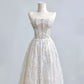 Robe de soirée longue blanche brillante et magnifique en tulle et dentelle perlée, robe de bal à paillettes, robe de remise de diplôme nv5106